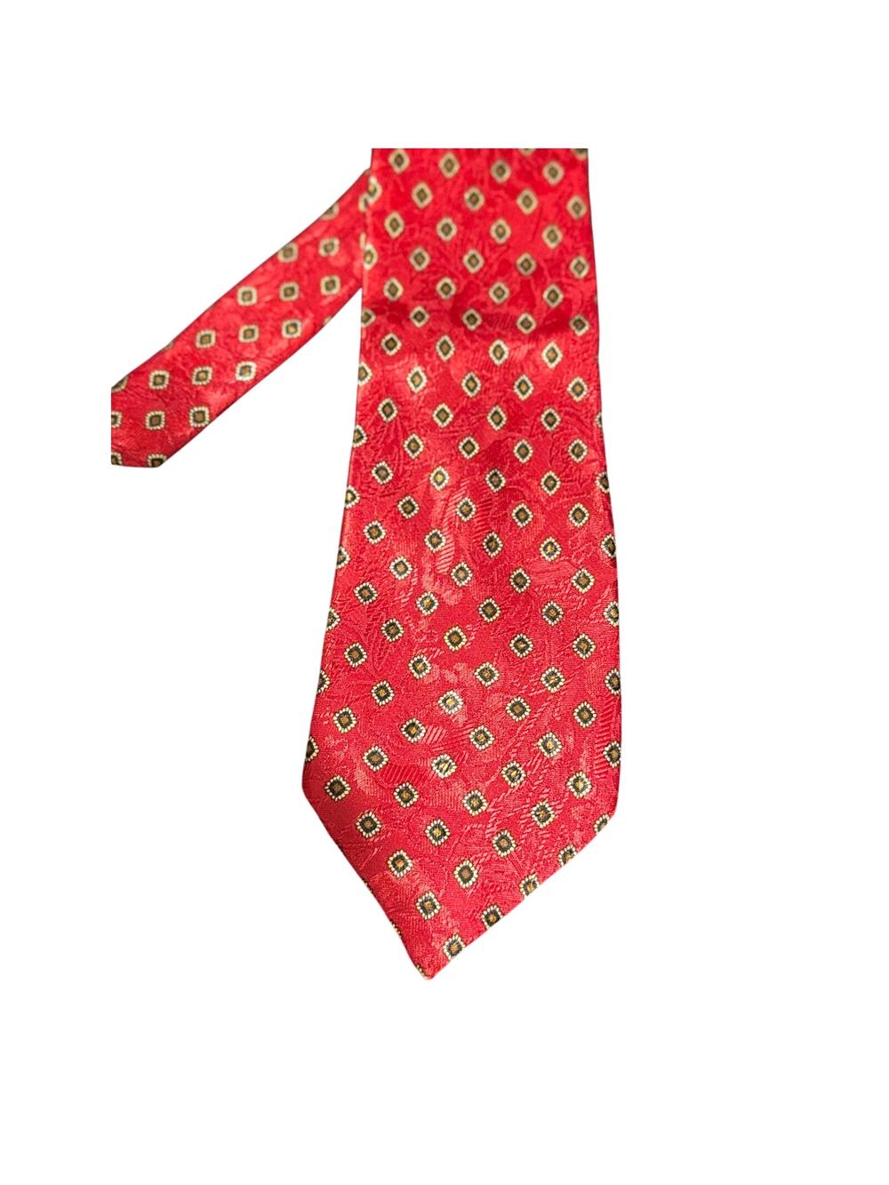 Vintage FloRence Men's Red Patterened Necktie